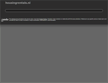 Tablet Screenshot of housingrentals.nl